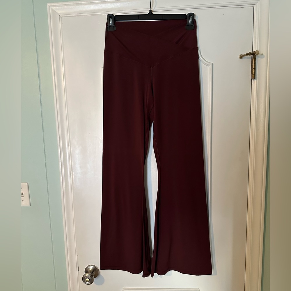 Burgundy Crossover Real Me Flares from Offline by aerie